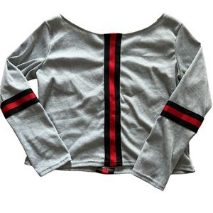 NWOT Women’s Off-Shoulder Crop Top, Size Large